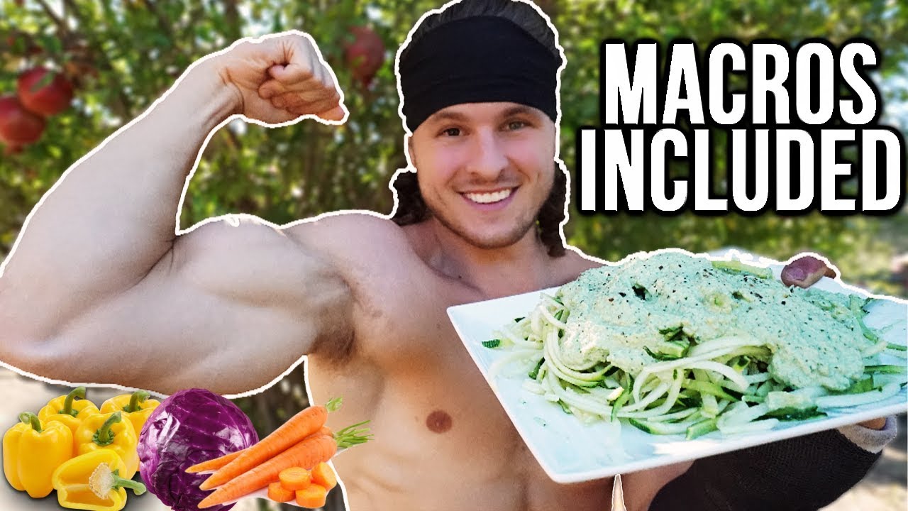 WHAT I ATE TODAY AS A VEGAN BODYBUILDER! (RAW EXPERIMENT)