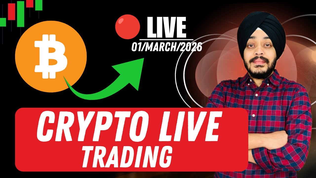 CRYPTO LIVE TRADING || 01 MARCH || BITCOIN ETHEREUM AND ALTCOINS YOUTUBE LIVE TRADING || CRYPTO AMAN