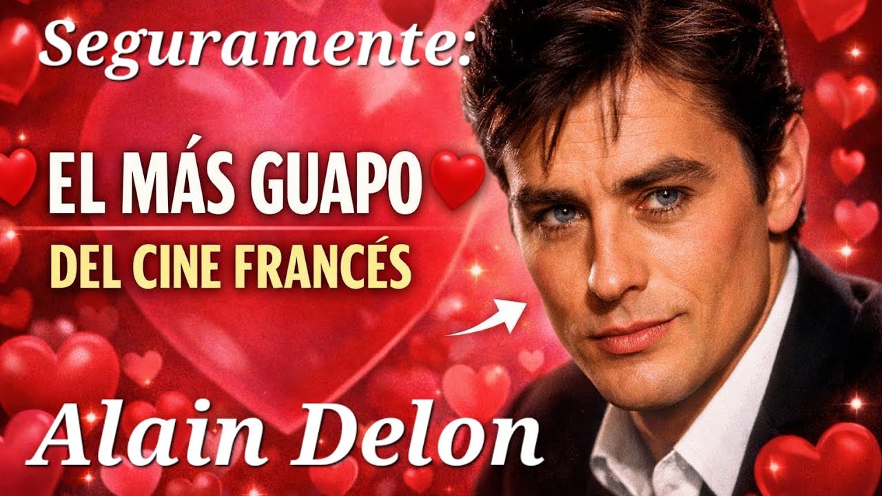 ALAIN DELON: Para los enamorados del galán del cine francés, una muestra de su belleza♥️♥️♥️
