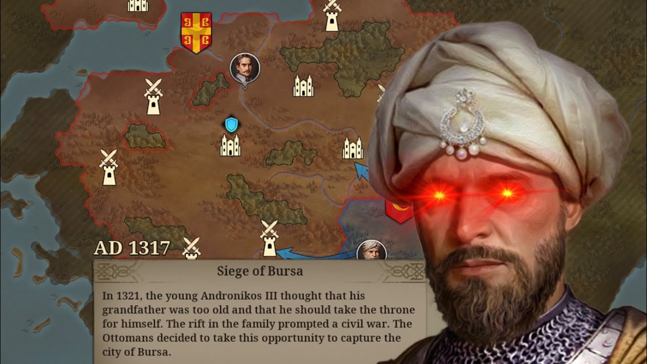 EW7 - European War 7 Ottoman Invasion 2: Siege of Bursa Strat!