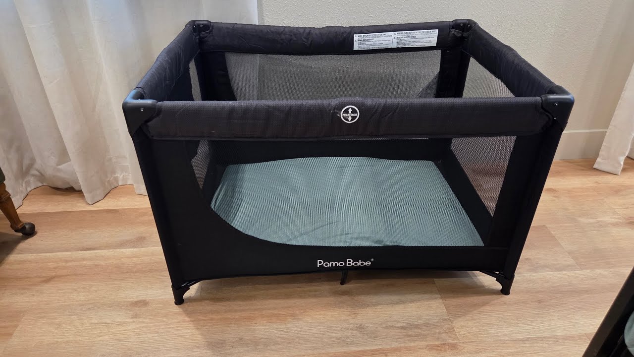 Компактная детская кроватка-манеж Pamo Babe Compact Pack and Play - легкая и складная |КРАТКИЙ ОБ...