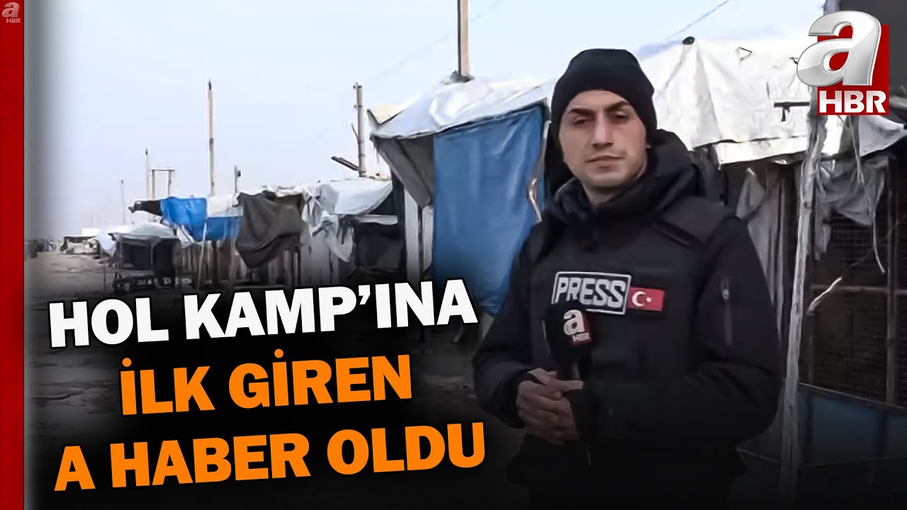 A Haber Haseke Kırsalındaki Hol Kampı'nda! | A Haber