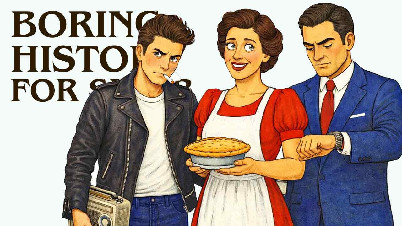 What Life Was REALLY Like in 1950s American Suburbs | Boring History for Sleep