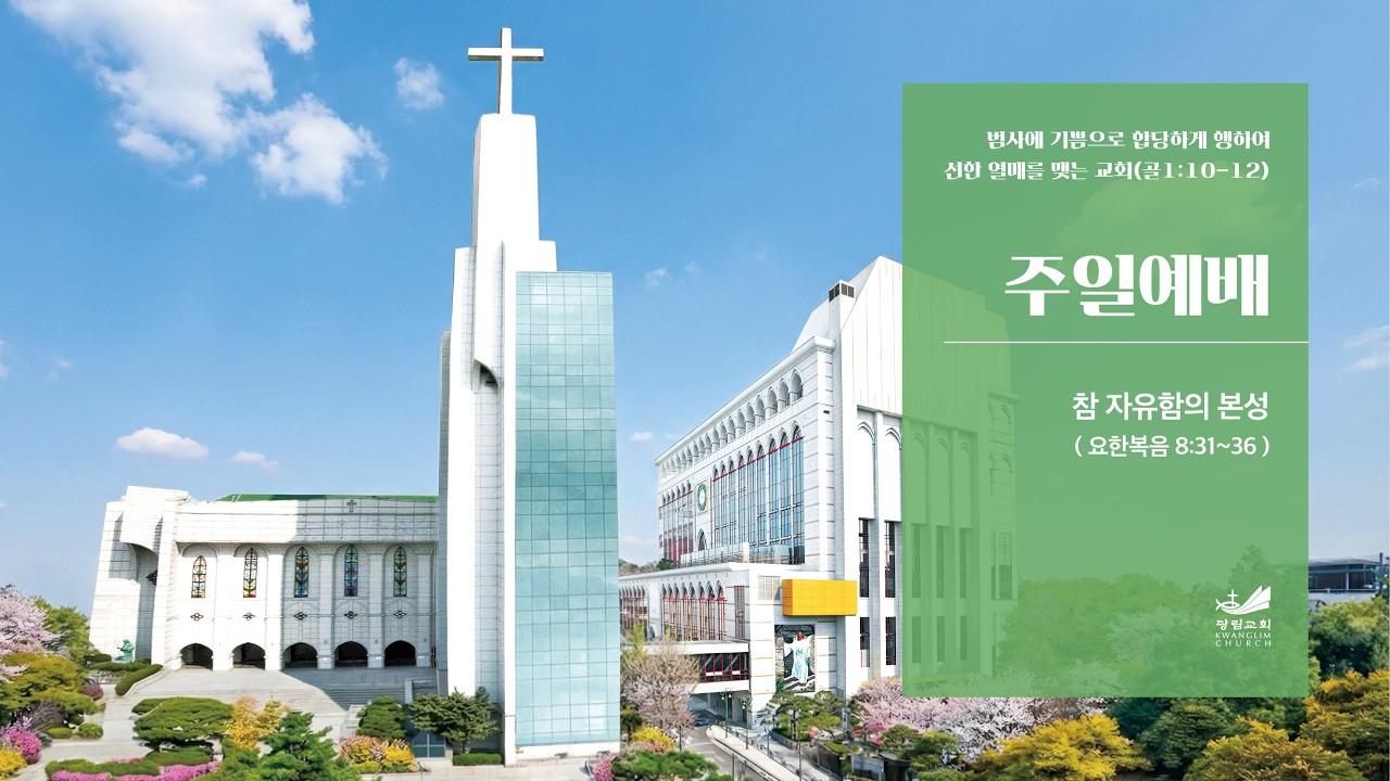 [주일예배] 참 자유함의 본성 요 8:31-36 김정석 감독회장 2026.3.1