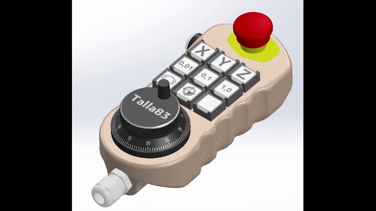 Tom simple Handwheel - Handrad mit Mesa Smartserial für LinuxCNC