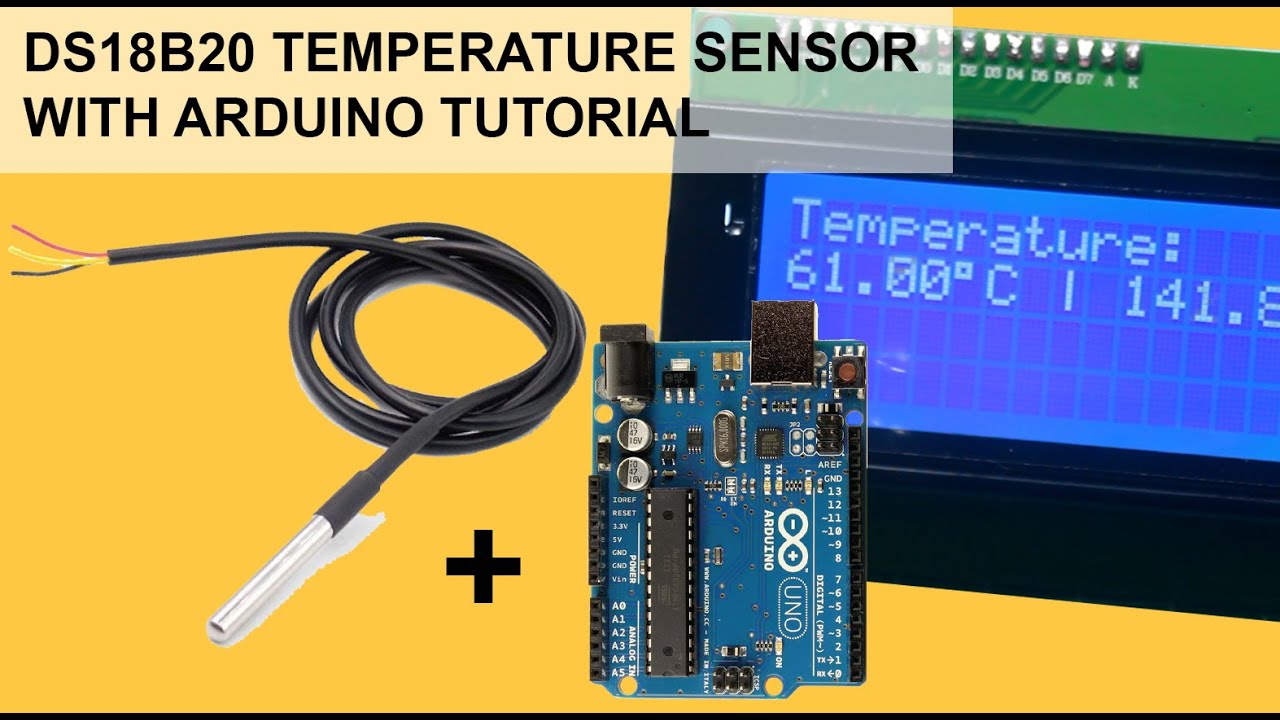 Как использовать датчик температуры DS18B20 с Arduino