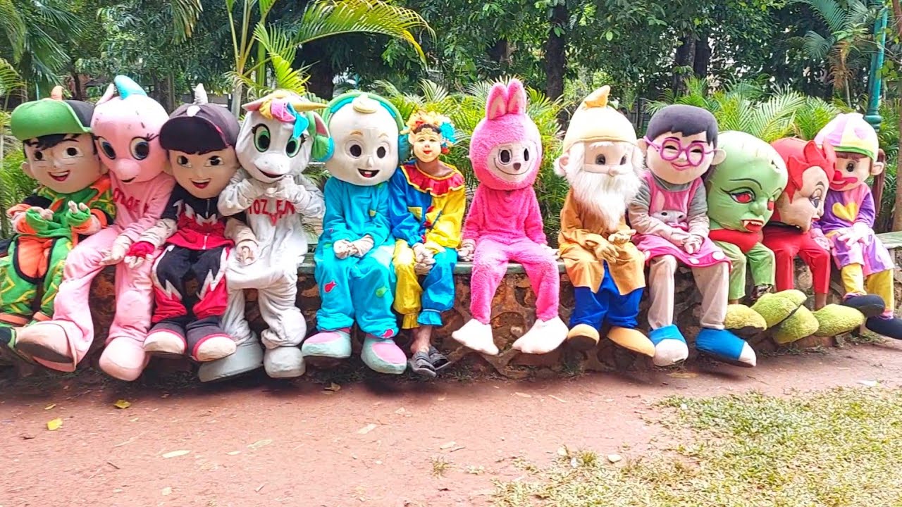AJAK BADUT BERMAIN BERDIRI KEPALA BADUT 🤡 LUCU DAN SERU GUYS ‼️