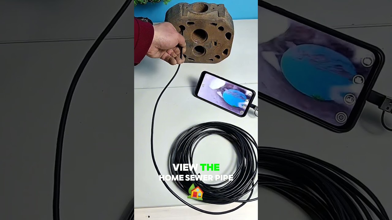 &ldquo;HD Waterproof Endoscope Camera | Sewer Pipe & Underwater Inspection Tool&rdquo;#shorts
