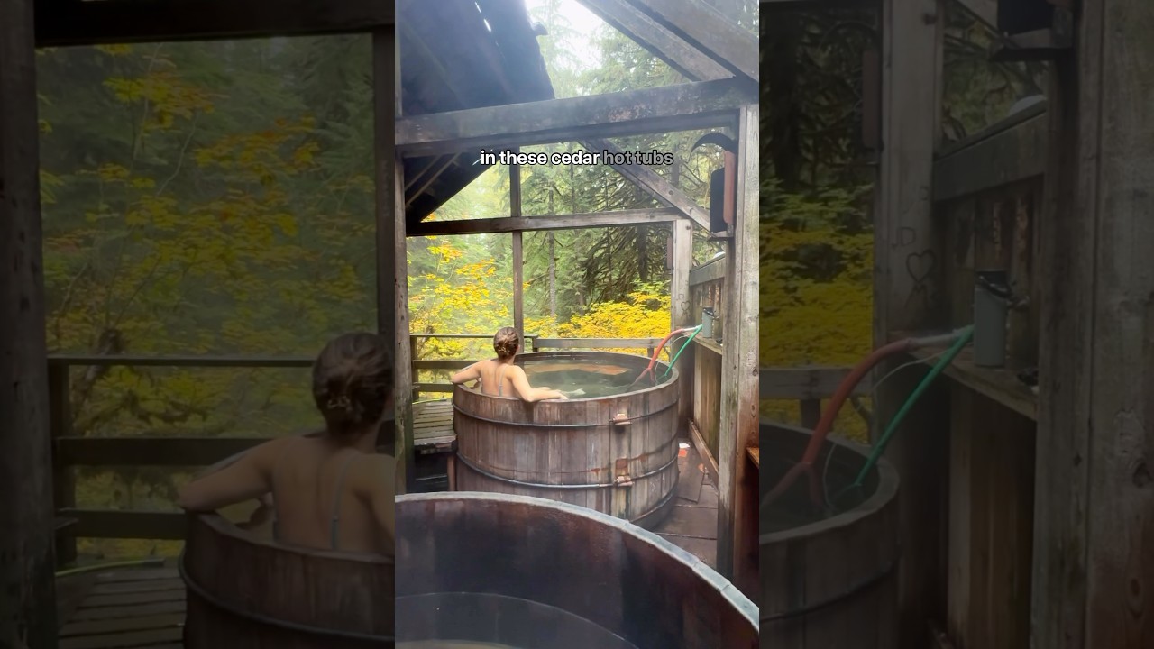 Tag someone who would love this hot spring adventure #bagbyhotsprings #oregon @healingis_hot