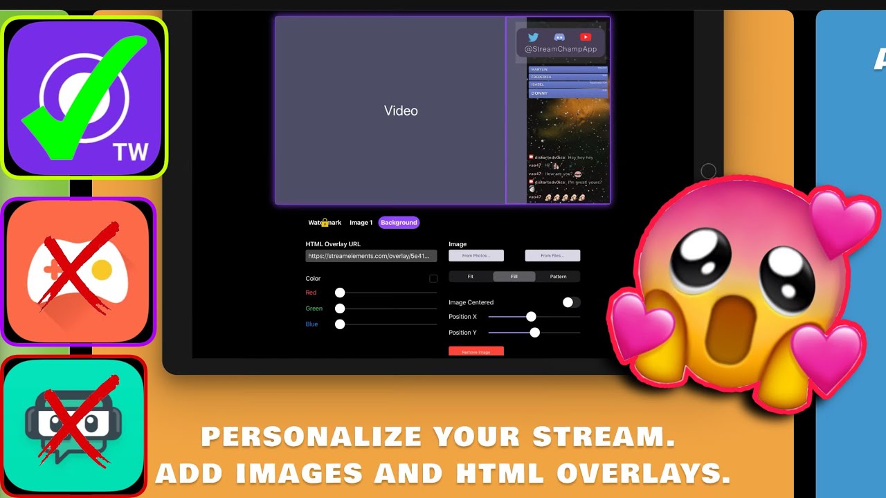 STREAM CHAMP *NEW* Best streaming app for IOS (IPad) | 60 FPS + Overlay Features + No black Bars