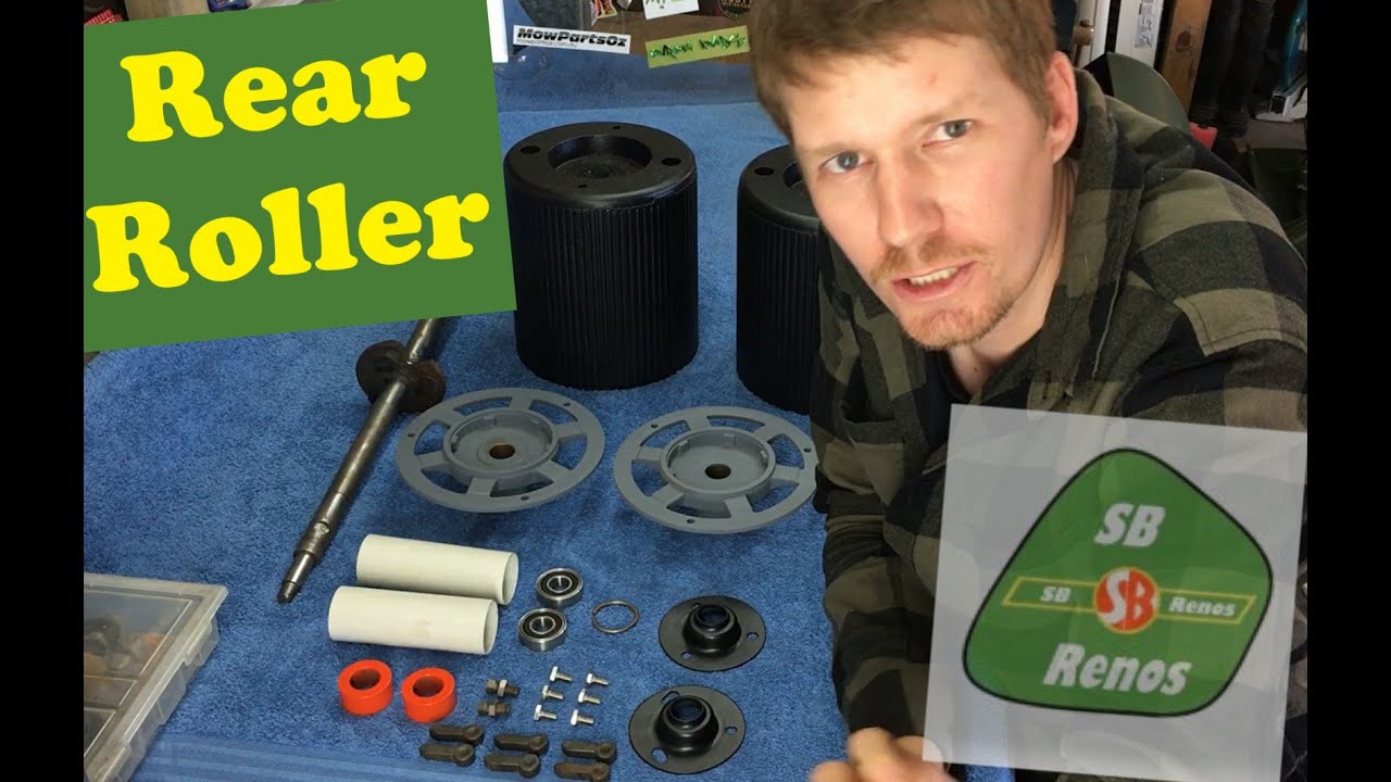 How to Assemble the Rear Roller on a Scott Bonnar Model 45 Cylinder Mower...