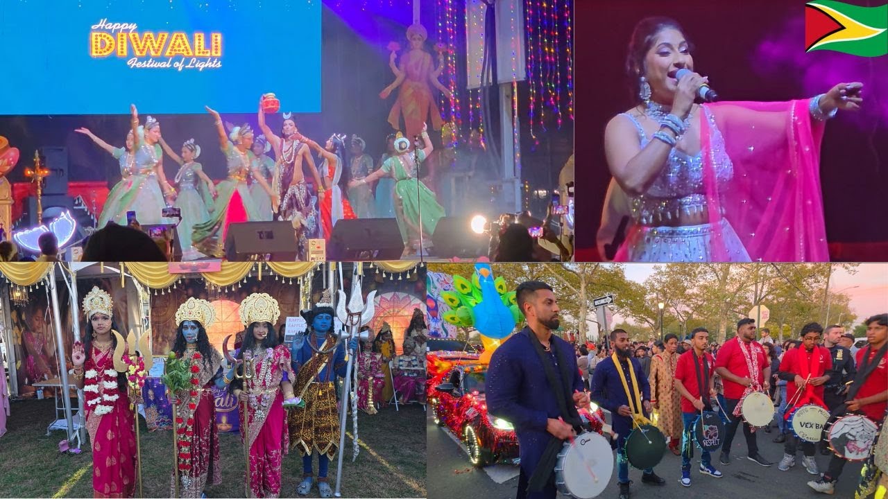 🇬🇾New York Biggest Diwali Motorcade #2025 Featuring Savita Singh & Lots of Talented Artist 🇬🇾