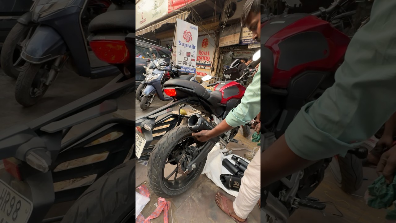Honda CB 300r exhaust sound  😄#skdbikeworld #shorts ￼