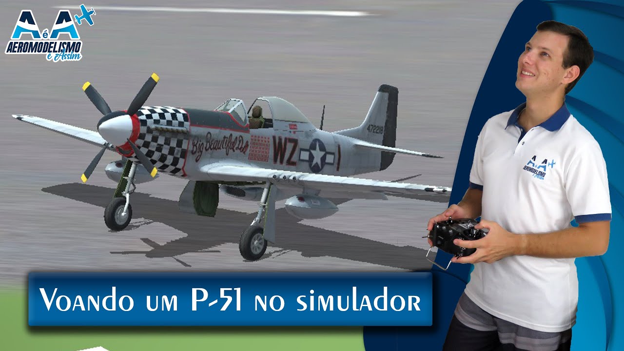 Voei um P-51 Mustang no simulador | AeroPlay #1