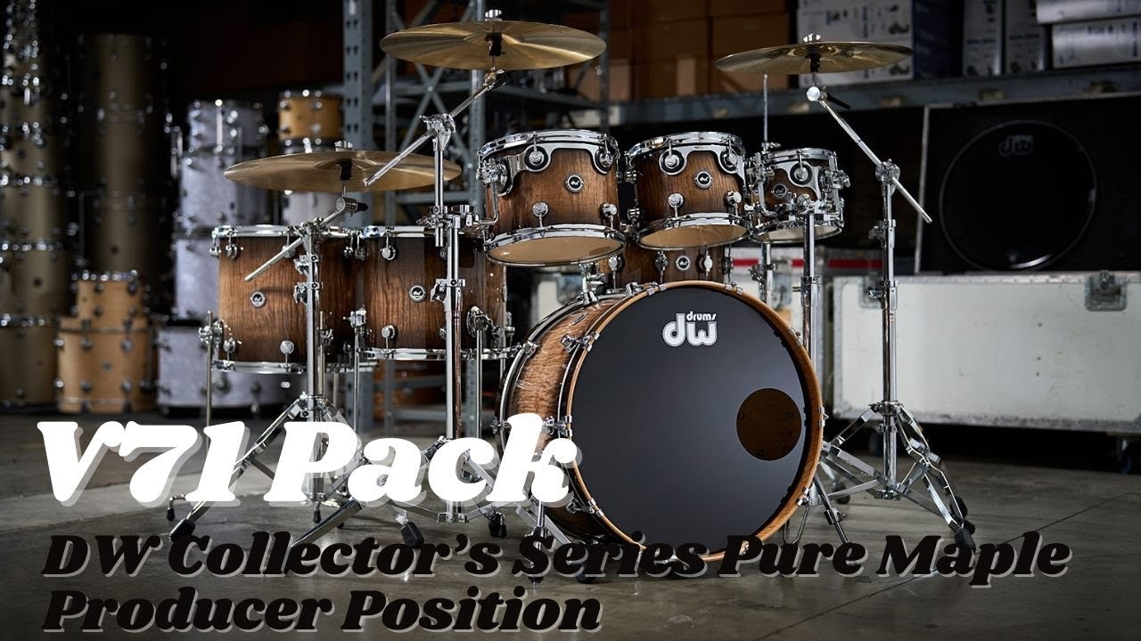 Roland V71 Expansion Pack Demo: DW Pure Maple Producer Position