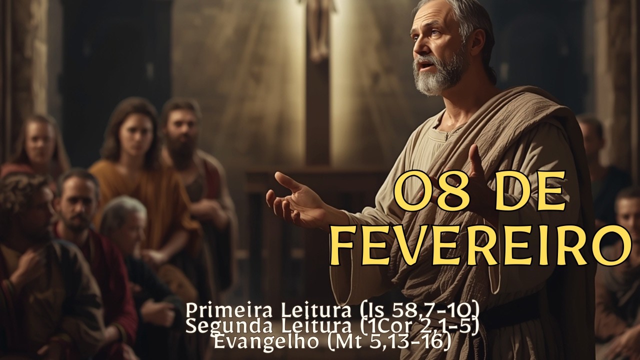 LITURGIA DA PALAVRA & EVANGELHO- 08 DE FEVEREIRO