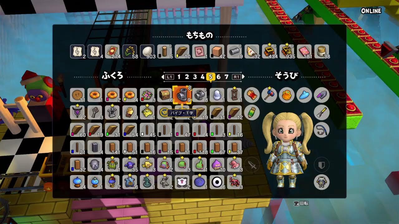 ［PS4 ドラクエビルダーズ２ フリービルド vol.2589］親玉気分の！ひよっこビルダー！(´ω｀*)