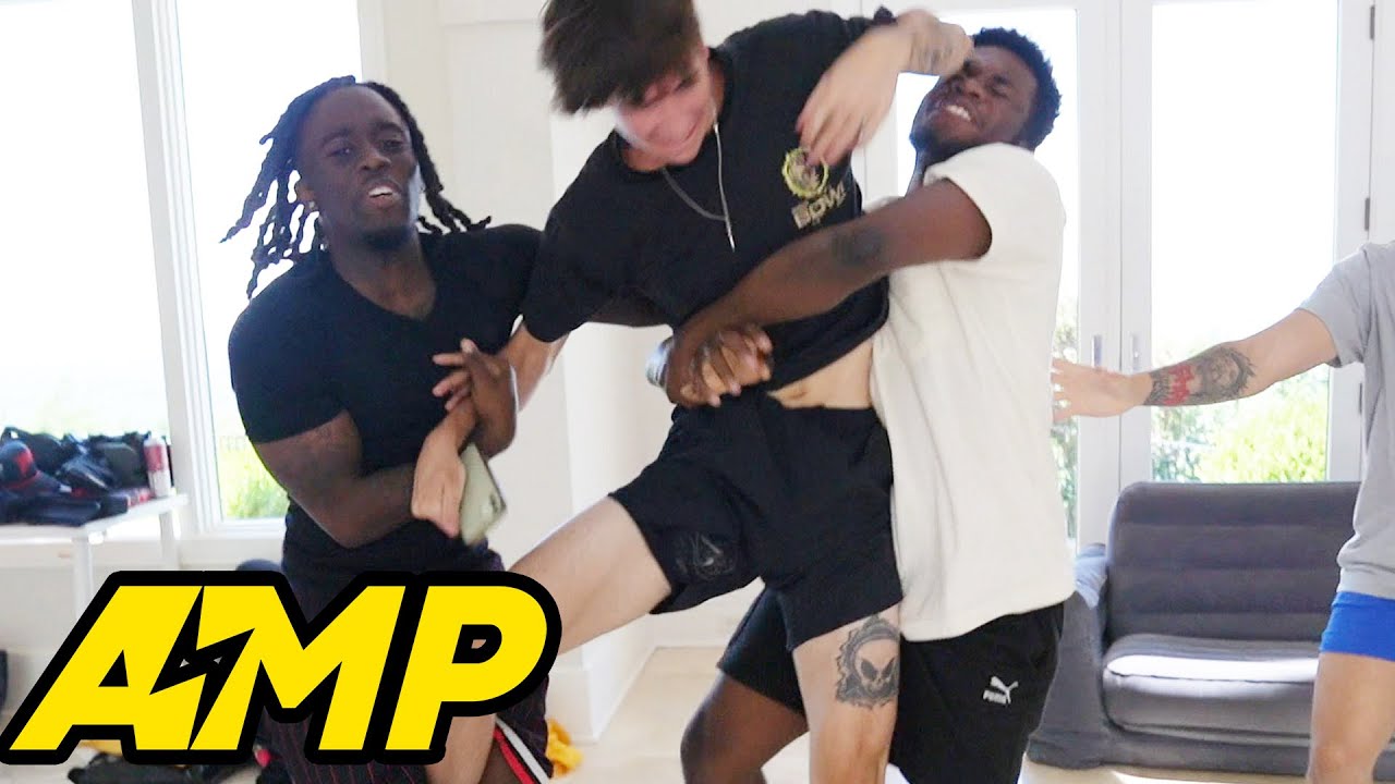 i got in fight at the new AMP house