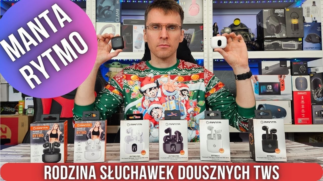 Manta Rytmo - prezentacja nowej rodziny słuchawek TWS