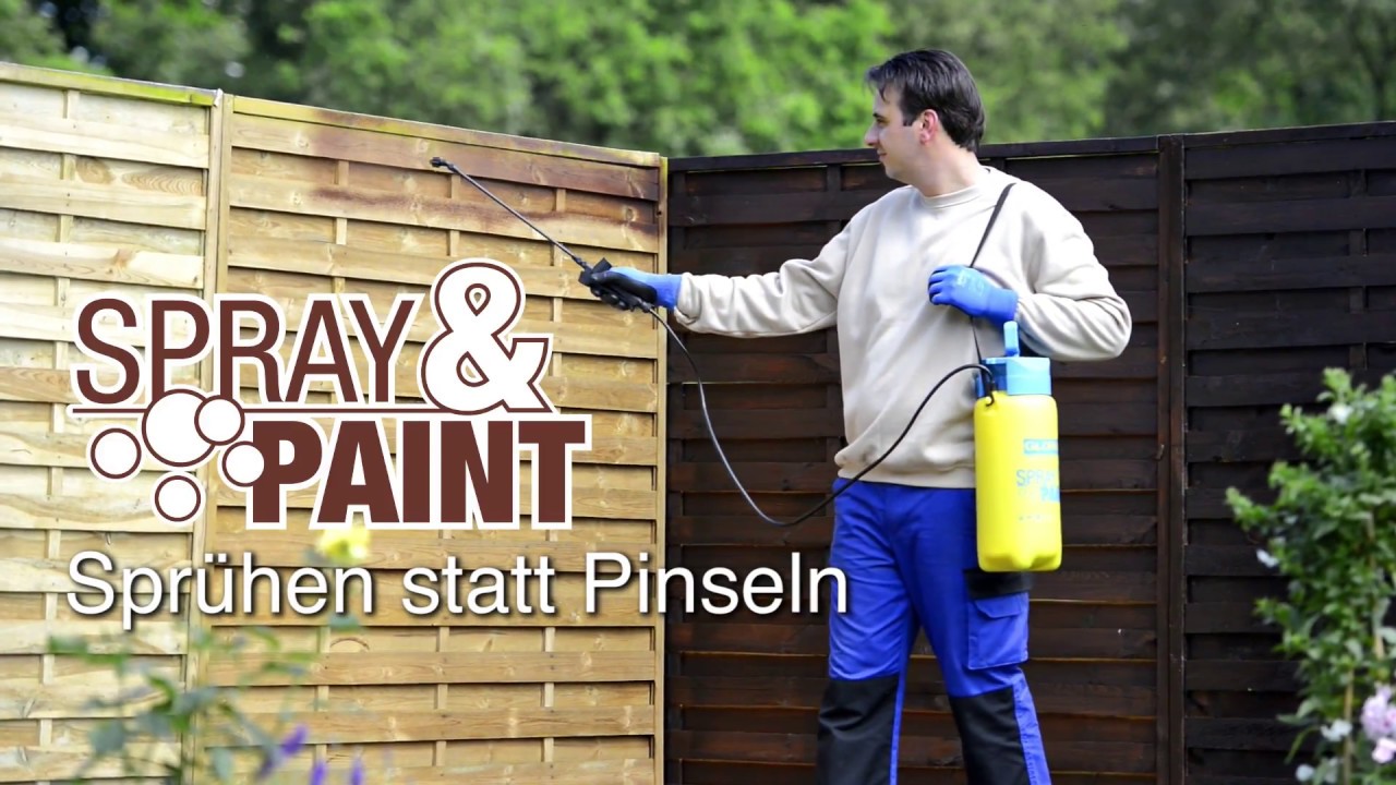 GLORIA Spray&Paint - Sprühen statt Pinseln!