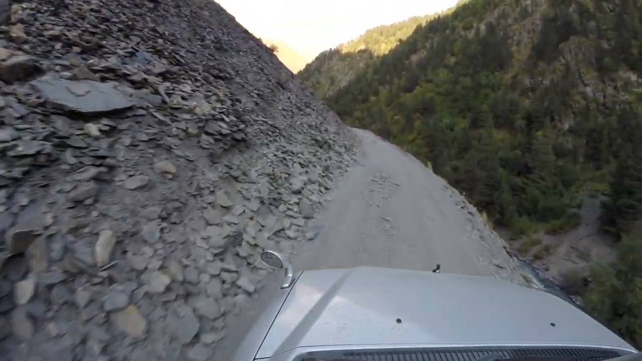Gruzja Omalo - Georgia Omalo road