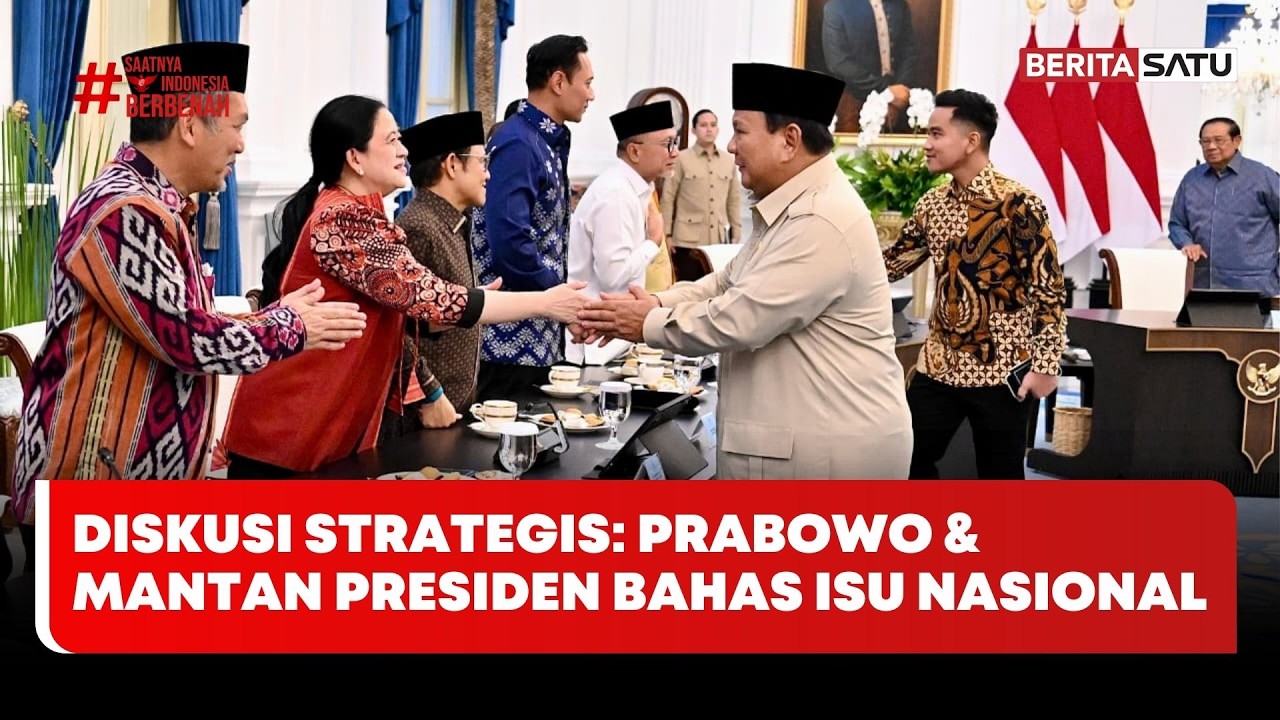 Prabowo Bahas Isu Nasional dan Geopolitik Bersama Mantan Presiden #beritasatu