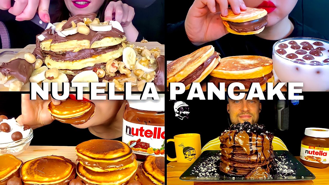 MUKBANGERS and their NUTELLA PANCAKE