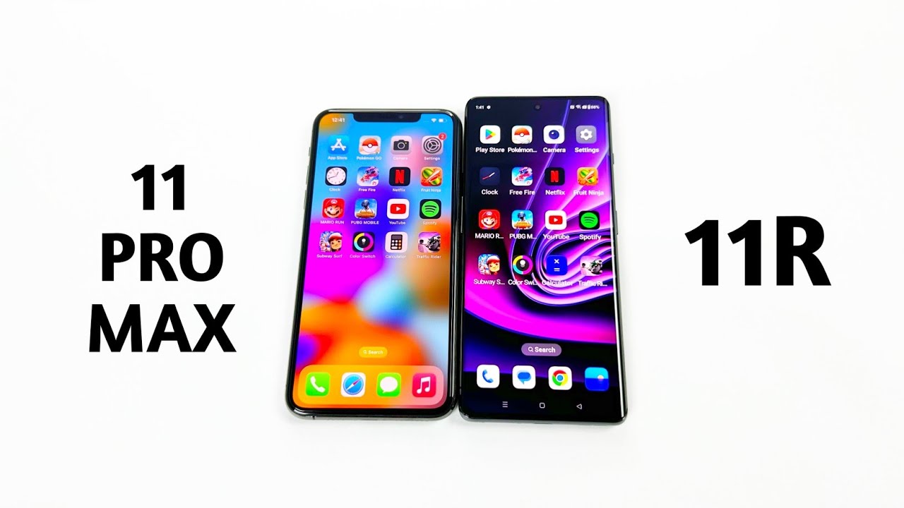iPhone 11 Pro Max vs OnePlus 11R - Speed Test