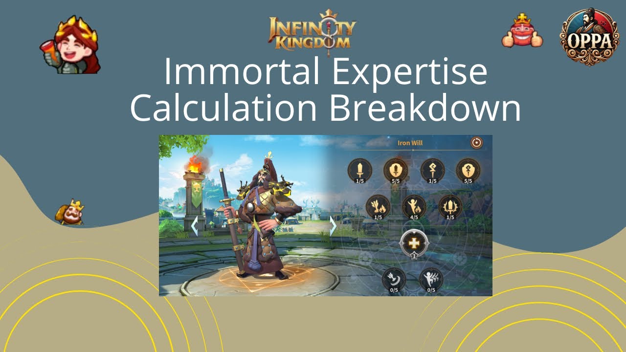 Infinity Kingdom: Immortal Expertise Calculation Breakdown