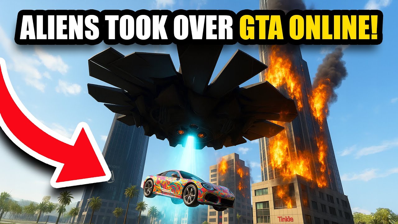 ALIENS TOOK OVER GRAND THEFT AUTO ONLINE! | GTA 5 THUG LIFE #610