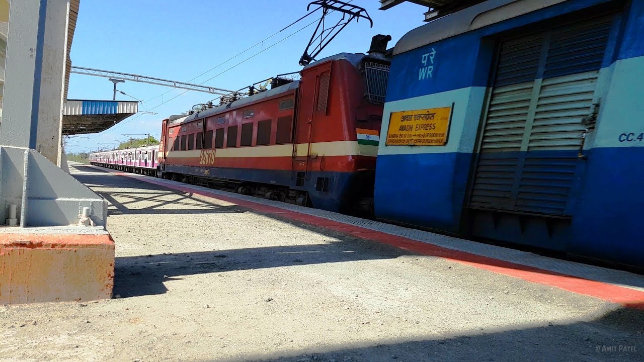 No. 1 Delayed Train of Western Railway Caught Again | WAP-4 &ldquo;Mayur&rdquo; - Muzaffarpur Avadh Express