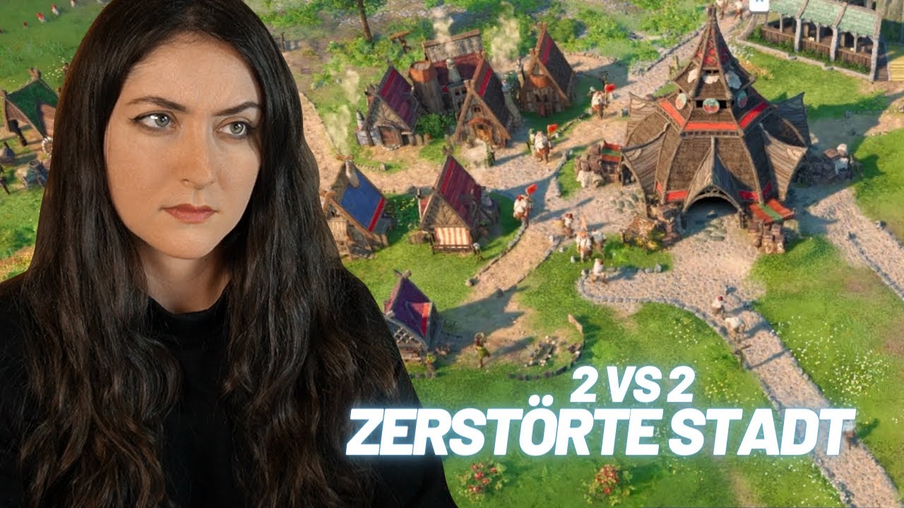Allererstes Match - 2 vs 2 🏠 Die Siedler Neue Allianzen Multiplayer - Zerstörte Stadt