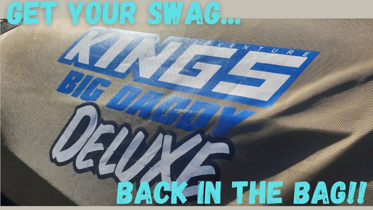 HOW TO: Get your KINGS Big Daddy Deluxe Swag.. BACK IN THE BAG!! 4WD Supacentre Adventure Kings swag