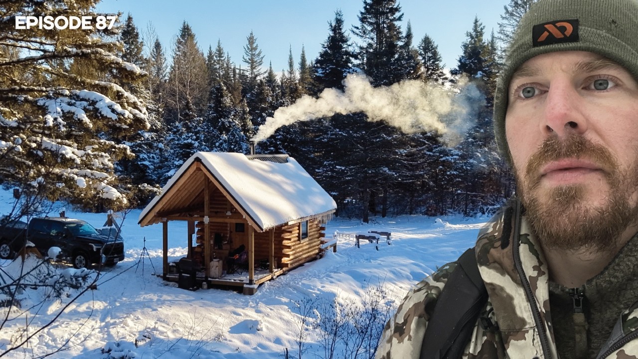 Freezing Rain: Sauna Walls, Saw-milling Lumber |EP87| Log Cabin Build on Off-Grid Homestead