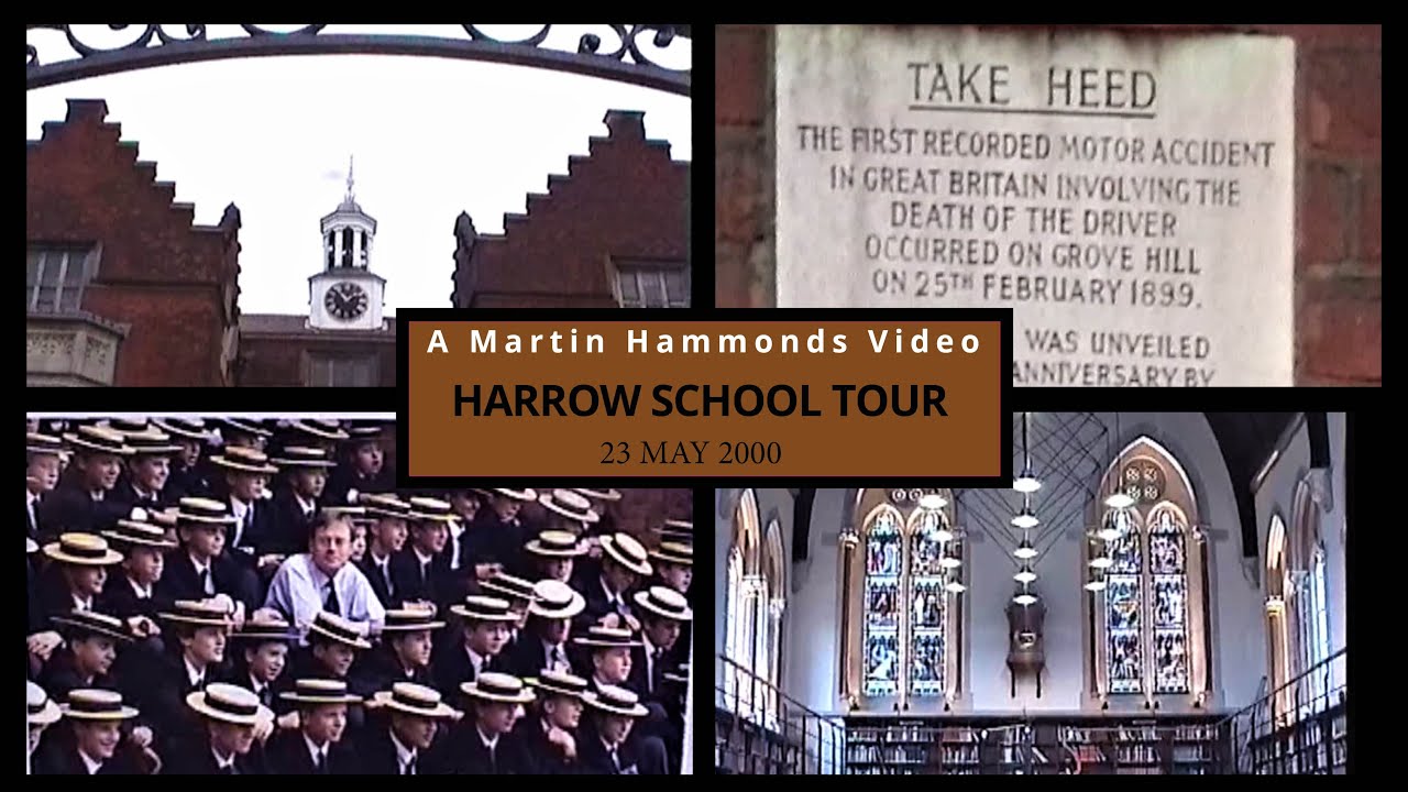A Tour of Harrow School in May 2000 Hi8 Video