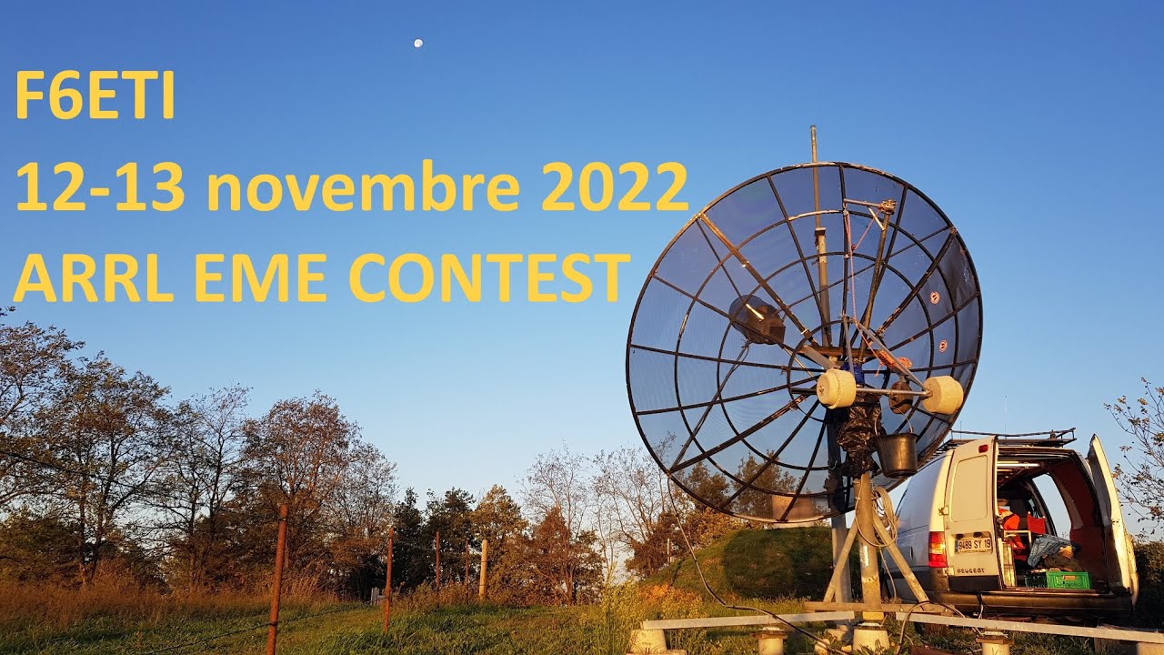F6ETI - 12-13 novembre 2022 - ARRL EME 1296 MHz