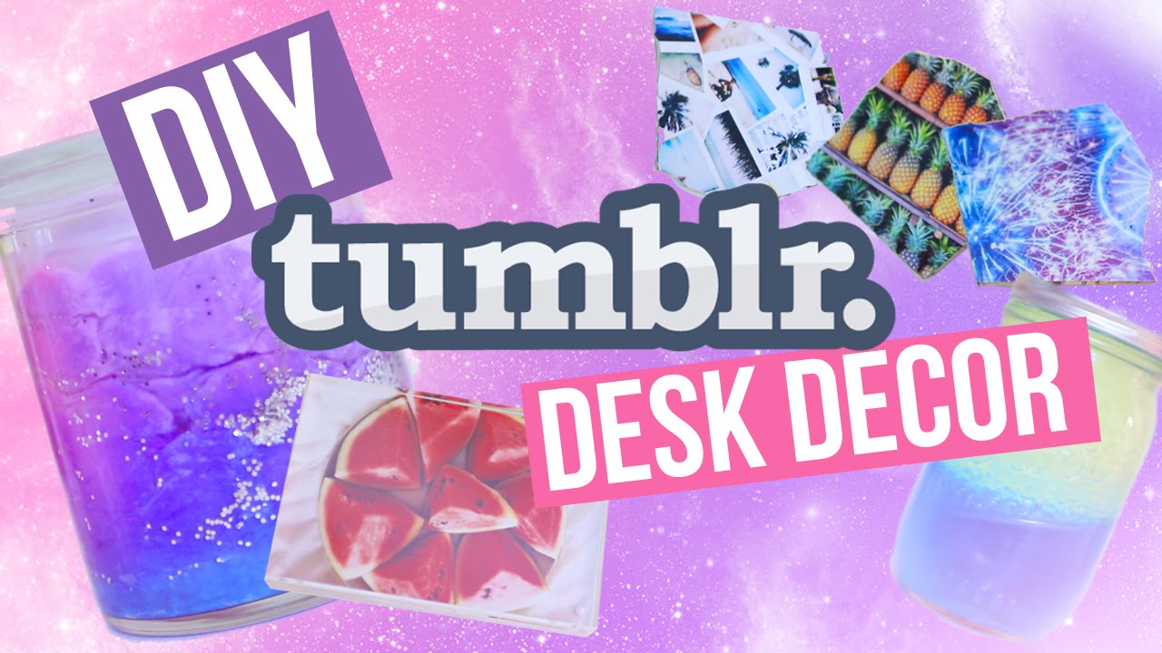 DIY Summer Desk Decor | Tumblr Inspired!