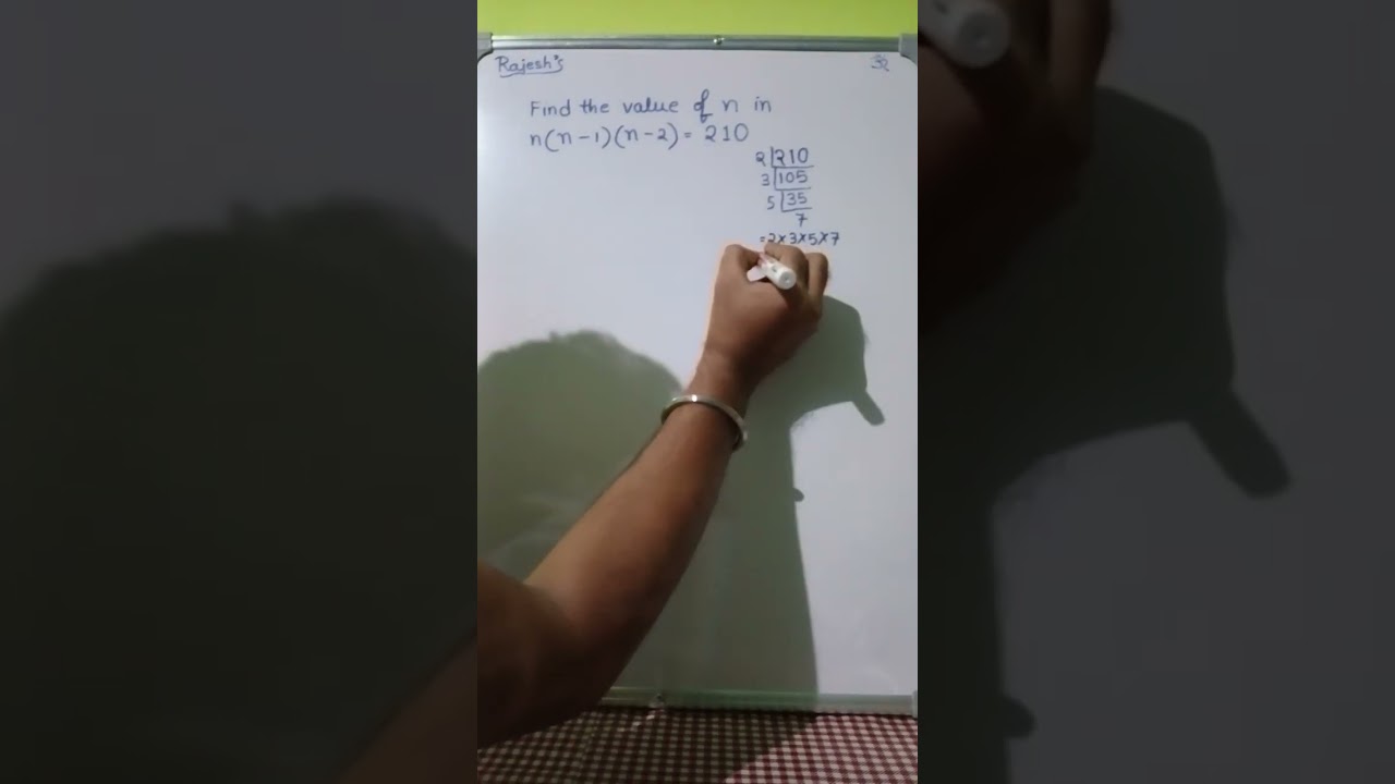Finding the value of 'n' 