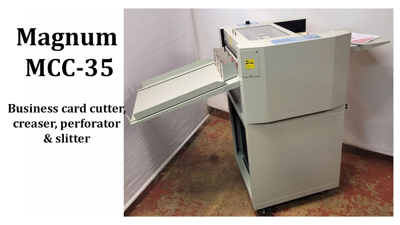 Magnum MCC 35 Business Card Cutter, Perforator, Creaser, Slitter