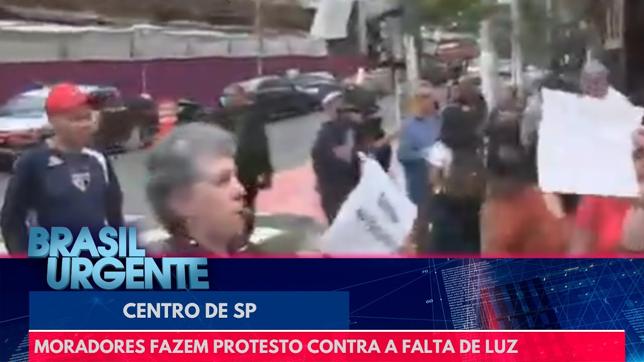 Moradores fazem protesto contra a falta de luz | Brasil Urgente
