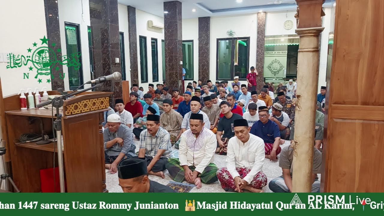 [𝐋𝐈𝐕𝐄] 𝐔𝐒𝐓𝐀𝐙 𝐑𝐎𝐌𝐌𝐘 𝐉𝐔𝐍𝐈𝐀𝐍𝐓𝐎𝐍🕌 𝗠𝗮𝘀𝗷𝗶𝗱 𝗛𝗶𝗱𝗮𝘆𝗮𝘁𝘂𝗹 𝗤𝘂𝗿'𝗮𝗻 𝗔