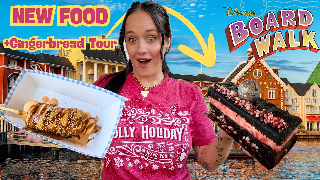 В Disney's Boardwalk появились НОВЫЕ праздничные блюда! + Пряничный тур 2025!