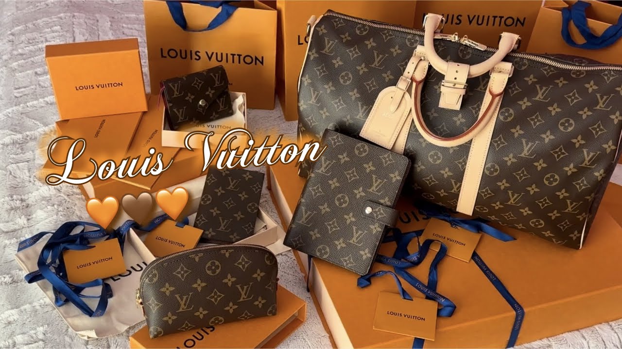 LOUIS VUITTON HAUL | LV Keepall Bandoulière | LV Agenda | LV Victorine Wallet | LV Cosmetic Pouch...