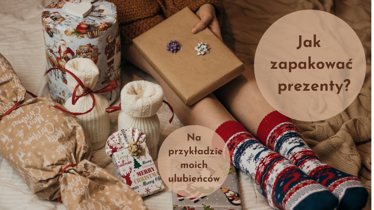Jak zapakować prezent o nietypowym kształcie - moje polecenia prezentowe. Vlogmas.