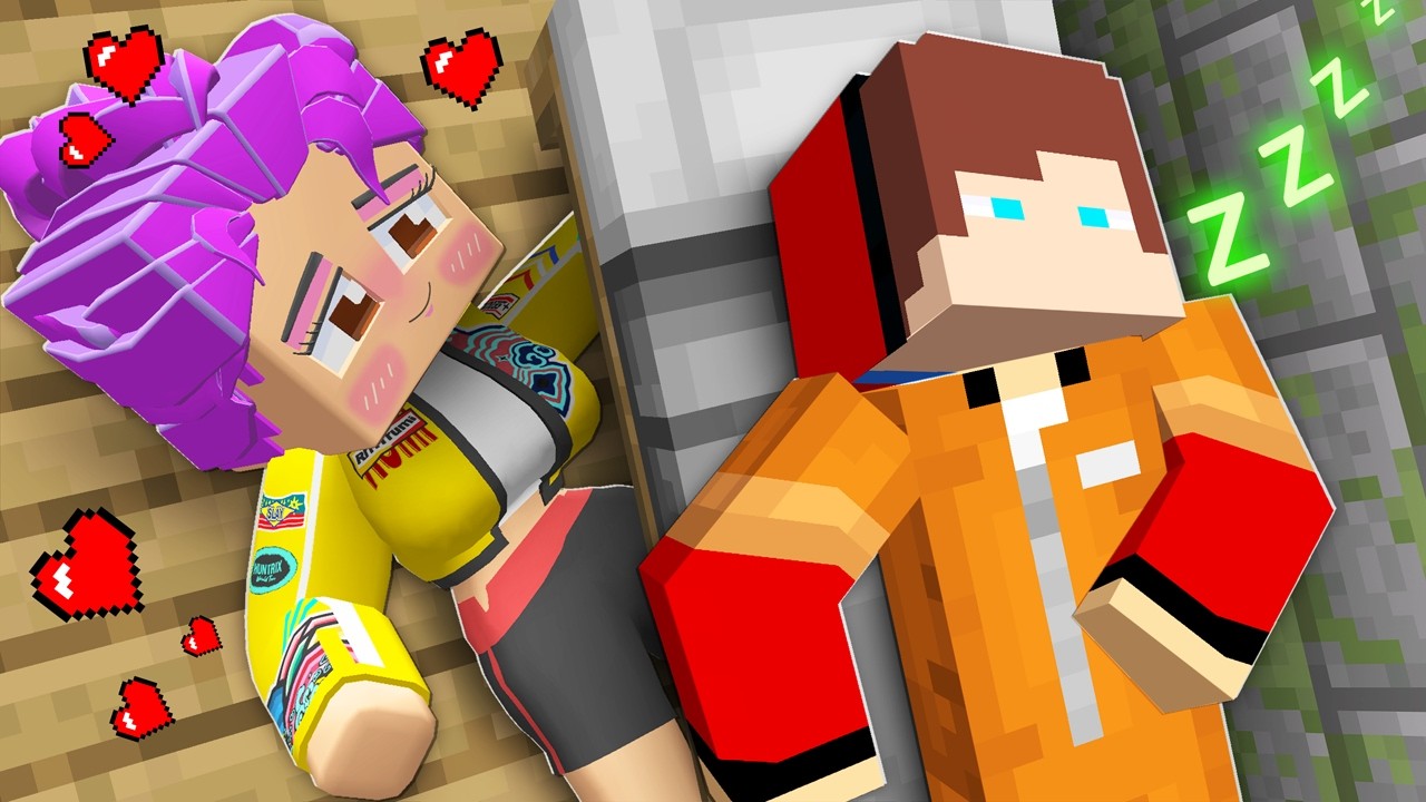 RUMI pranked JJ under the BED in KPOP DEMON HUNTER in Minecraft - Maizen