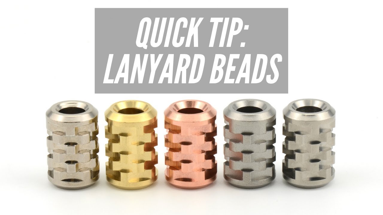 Quick Tip: Lanyard Beads
