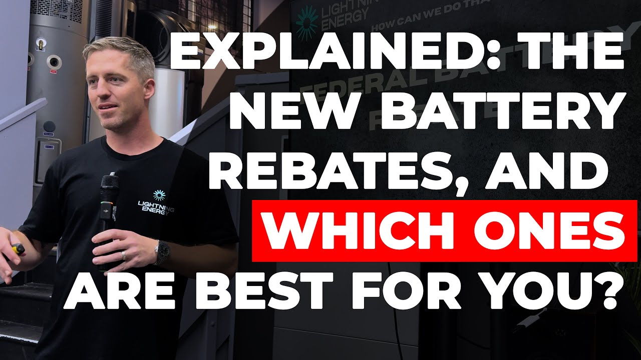 Battery Rebate Workshop - hosted by Luke Cove with Tesla, Anker & SIG Energy