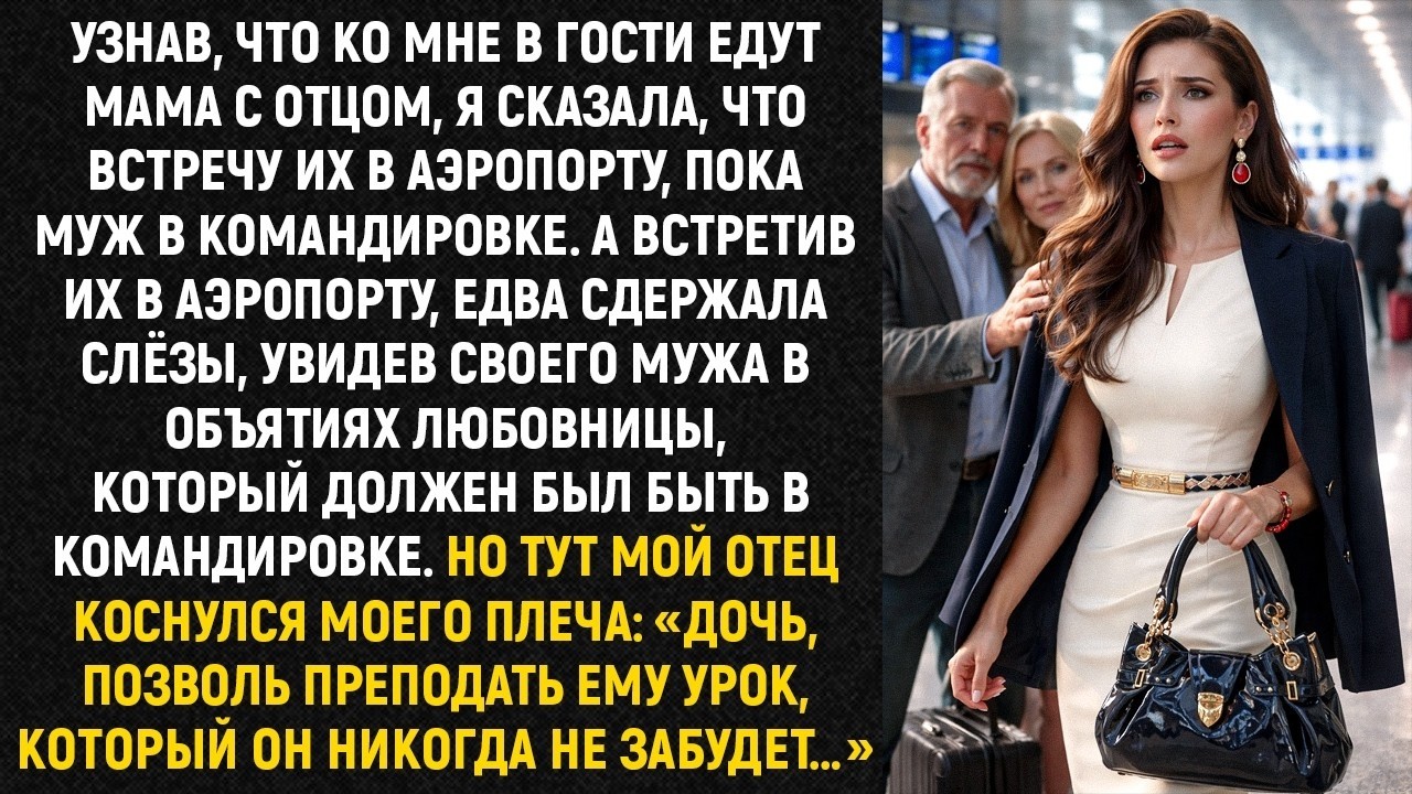 Когда я узнала,что родители едут ко мне я поспешила в аэропорт  но то, что сделал муж, разрушило всё