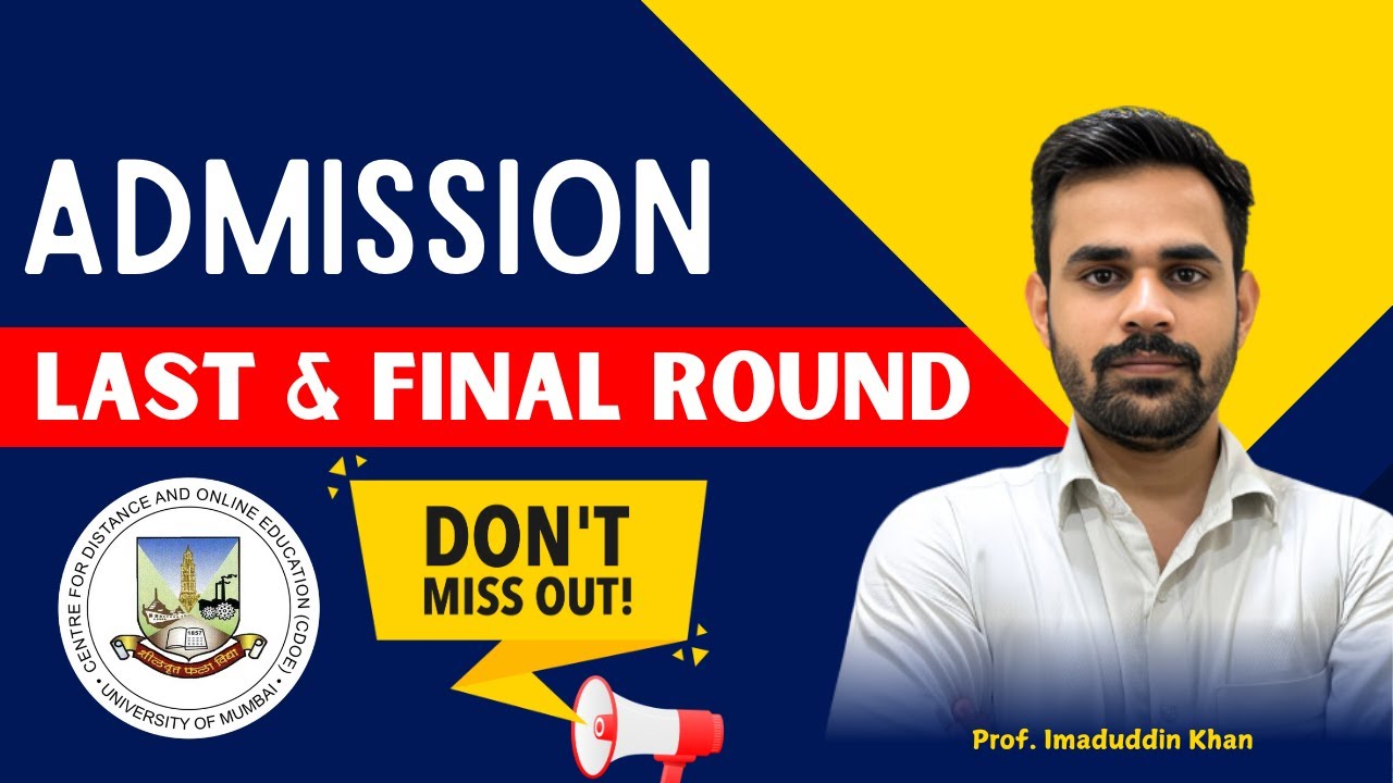 LAST CHANCE to Apply to University of Mumbai with EXTENDED 2024 Admission Deadline!