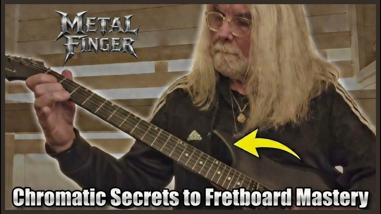 Master Guitar Fretboard with Chromatic Scale – Power Chords, Note Positions & More 🤘🎸